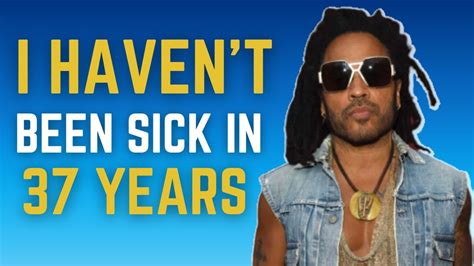 Lenny Kravitz Years Old Secrets Of Health And Longevity From The