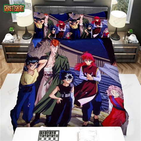 Yu Yu Hakusho Team Urameshi Manga Anime Bed Sheets Spread Comforter