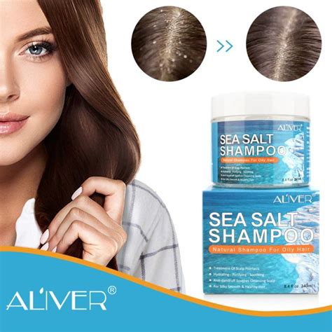 Aliveranti Dandruff Scalp Treatment Sea Salt Shampoo Deeply Clean The