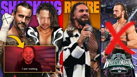 What Shinsuke Nakamura Targets Cm Punk Mycintyre In Wrestlemania