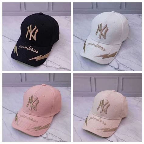 Jual Cod New Topi Pria Dan Wanita Topi Baseball Bordir Ny Petir