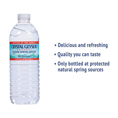 Cgs245147 Crystal Geyser® 245147 Alpine Spring Water® Hill And Markes