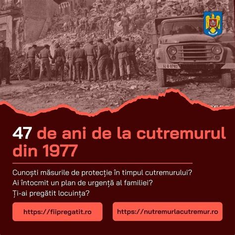 Au Trecut 47 De Ani De La Marele Cutremur Din 1977 Curierul De Stiri