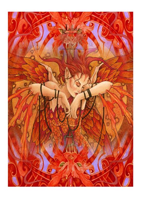 ART PRINT – PHOENIX RISING – The Mystic Garden Glastonbury