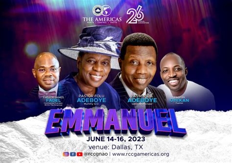 2023 RCCG Americas Convention RCCG HGM