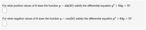 Solved For What Positive Values Of K Does The Function Chegg