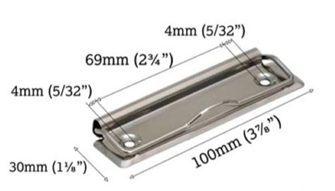 Exam Pad Clip, Packaging Size: 100x10, Size: 100 MM at ₹ 3/piece in Surat