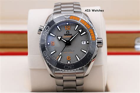 Omega Seamaster Planet Ocean 215 90 44 21 99 001 43mm Titanium Grey Dial Bandp Ebay