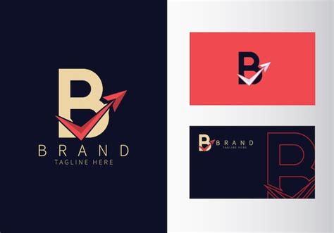 Premium Vector Abstract Initial Letter B Travel Logo Gold Color Shape