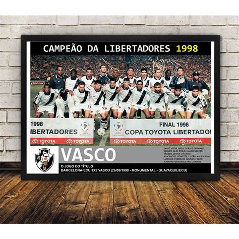 Vasco Da Gama Poster Campe O Libertadores Gigante Da Colina