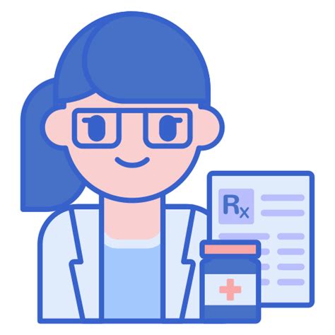 Pharmacist Flaticons Lineal Color Icon