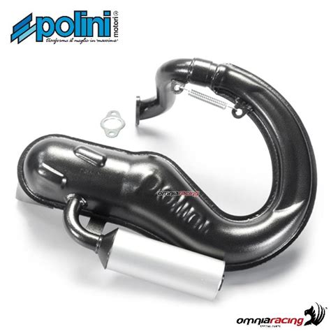 Polini Full System Muffler With Aluminum Silencer For Vespa 50 Hp