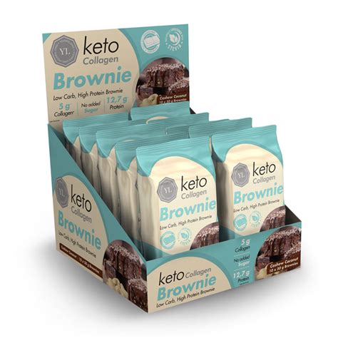 Keto Collagen Brownie Cashew Coconut G Youthful Living