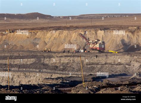 Coal Mine In Wyomings Powder River Basin Stock Photo Alamy