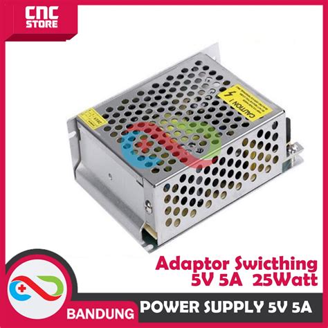 Jual POWER SUPPLY SWITCHING PSU 5V 5 5A HIGH QUALITY ADAPTOR JARING 5V