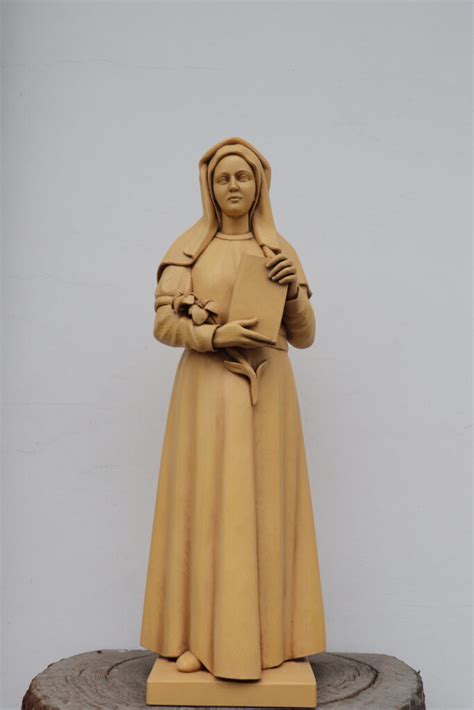 Statue Der Hl Dymphna Ferdinand Stuflesser 1875