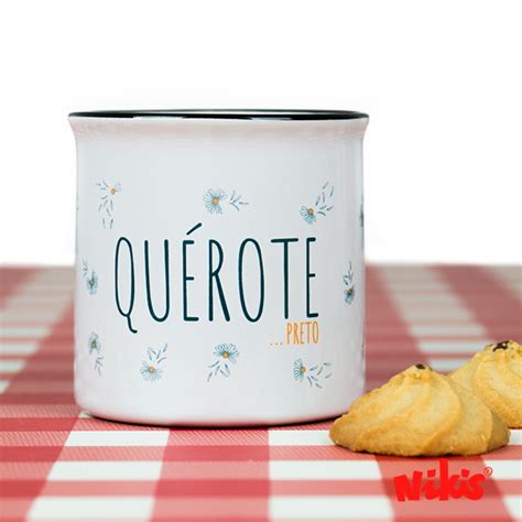 Taza Quérote Preto Editorial Tamuxe O Rosal