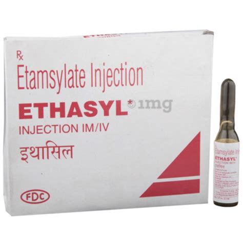 Ethamsylate Injection At Best Price In Surat Gujarat Nextwell