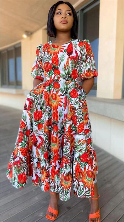 Short Sleeve Floral Print Dress Midrand Marabastad