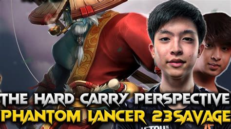 23Savage Phantom Lancer The Hard Carry Dota 2 Pro Gameplay New Patch 7