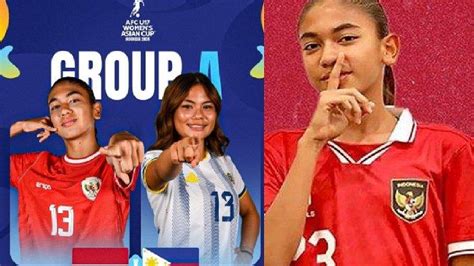 Skor Indonesia Vs Filipina Di Afc Asia U Putri Gol Claudia