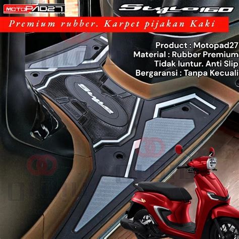 Jual STEP FLOOR KARPET HONDA STYLO 160 2024 KARPET STYLO 160 2024 2025