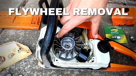 How To Remove A Flywheel In A Stihl Chainsaw Easy Youtube