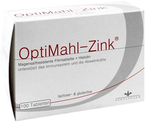 Optimahl Zink Mg Tabletten Tabletten Kaufen Volksversand