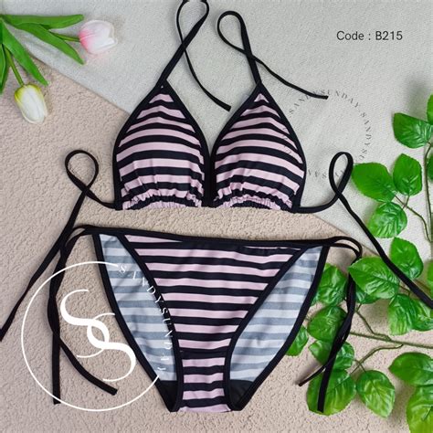 Jual Bikini Set Renang Wanita Bikini Pantai Sexy Two Piece Triangle