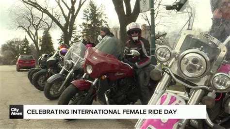 Motorcyclists Mark International Female Ride Day