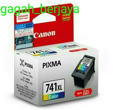 Jual Tinta Canon 741xl Colour Canon CL 741 Xl Warna Original Shopee