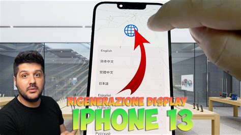 Iphone Screen Refurbishing Rigenerazione Display Iphone Youtube