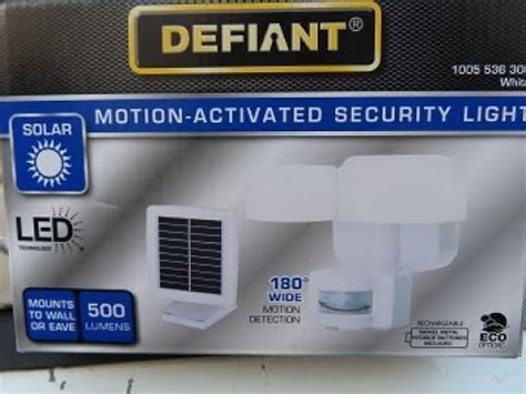 Defiant Motion Activated Security Light Installation YouTube