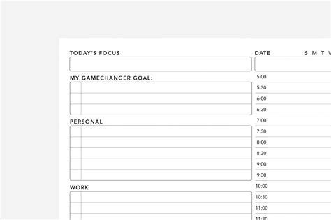 Daily Undated Pdf Free Printable Passion Planner