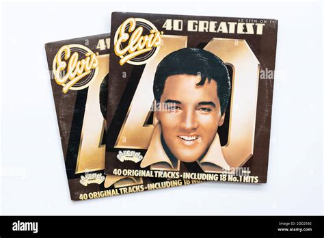 Elvis Presley Greatest Vinyl Record Rca Arcade Records Stock Photo