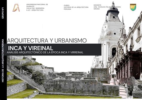 ARQUITECTURA INCA Y VIRREINAL By JHUNAY NATALIA PILCO ROQUE Issuu