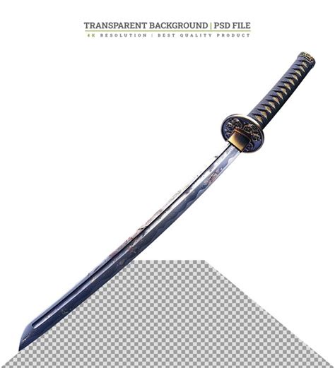 Premium PSD Japanese Sword And Scabbard