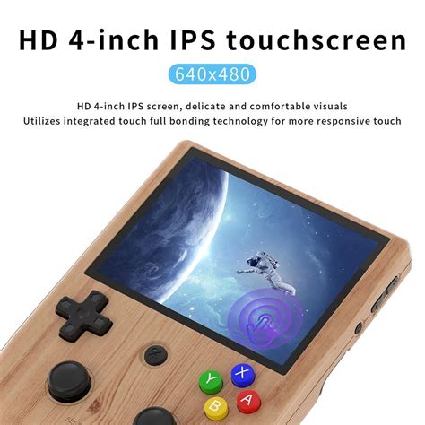 Anbernic Rg V Game Console Gb Lpddr Gb Emmc Wood Color