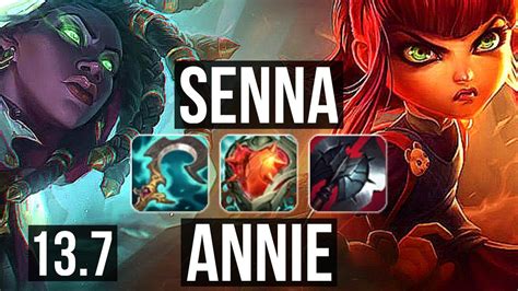 SENNA Nilah Vs ANNIE Aphelios SUP 6 1 8 400 Games KR Master