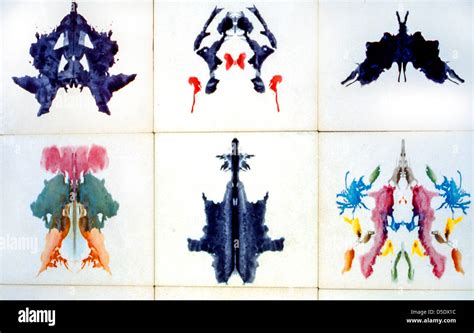 A Rorschach Inkblot Test Image It Is A Psychological Test In Which