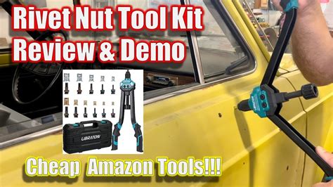 Rivet Nut Tool Kit Review Demo Youtube