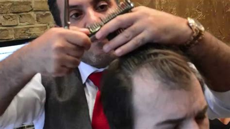 Barbers In Chelsea Haks Oscar Male Grooming Lounge YouTube