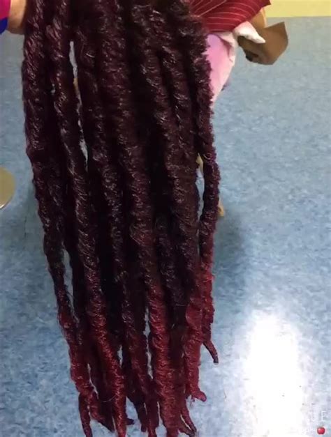 20inch Soft Dreadlocks Crochet Braids Jumbo Dread Hairstyle Ombre