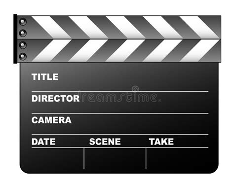 Clapboard Stock Vector Illustration Of Board Film Action