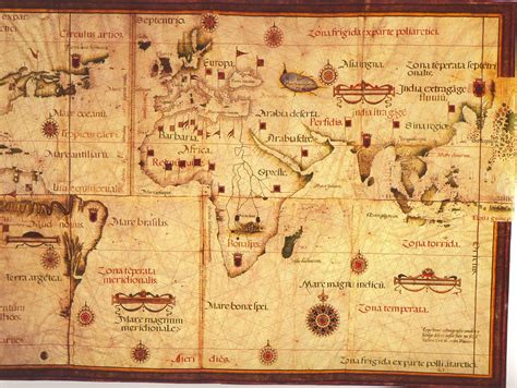 CAPITALES DE TODO EL MUNDO: MAPA MUNDI ANTIGUO (DE 1554)