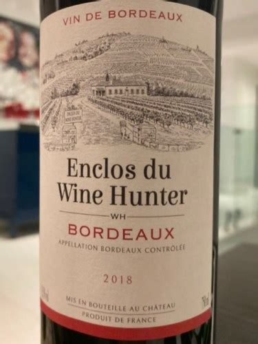 Enclos Du Wine Hunter Bordeaux Rouge Vivino Brasil