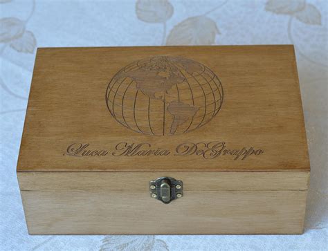 Engraved box Personalized Engraved box Memory box Wooden | Etsy