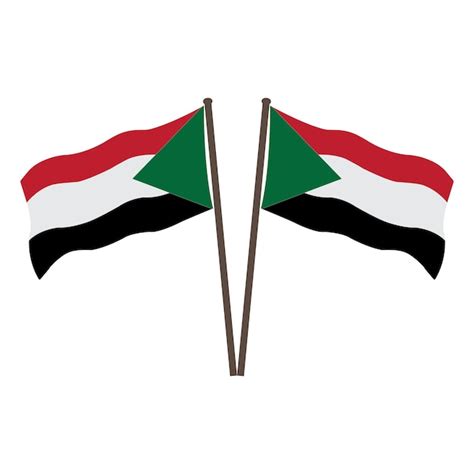 Premium Vector Sudan Flag Icon