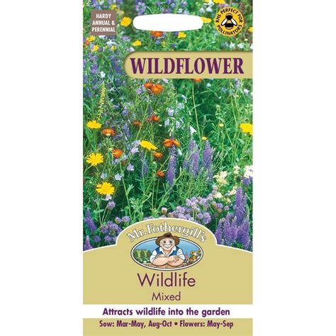 Mr Fothergills Wildflower Wildlife Mixture British Garden Centres