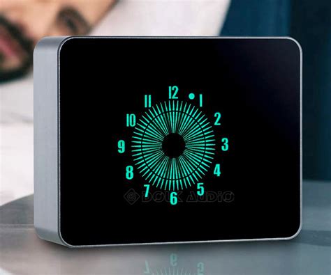 This Unique Desk Clock Features A Vacuum Fluorescent Display